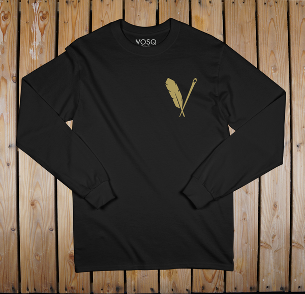 ★韓国人気★Rest & Recreation★ARROW POINT LONG SLEEVE Rest & Recreation Arrow Point Long Sleeve - Sky Blue