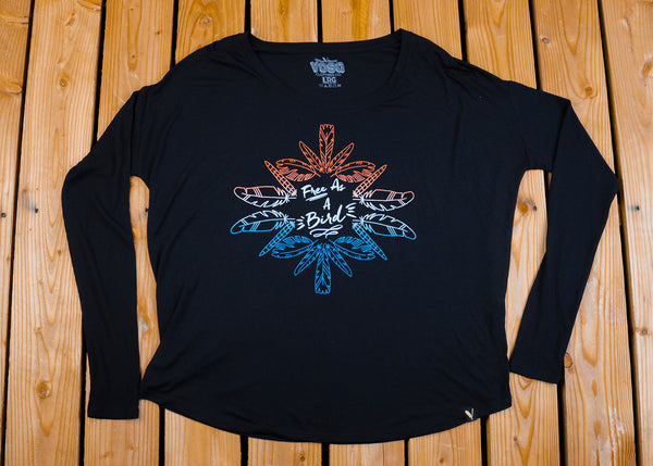 Free Bird (Wide-Neck) Long Sleeve