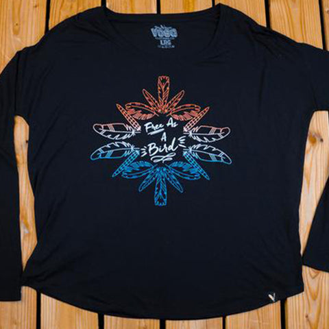 Free Bird (Wide-Neck) Long Sleeve